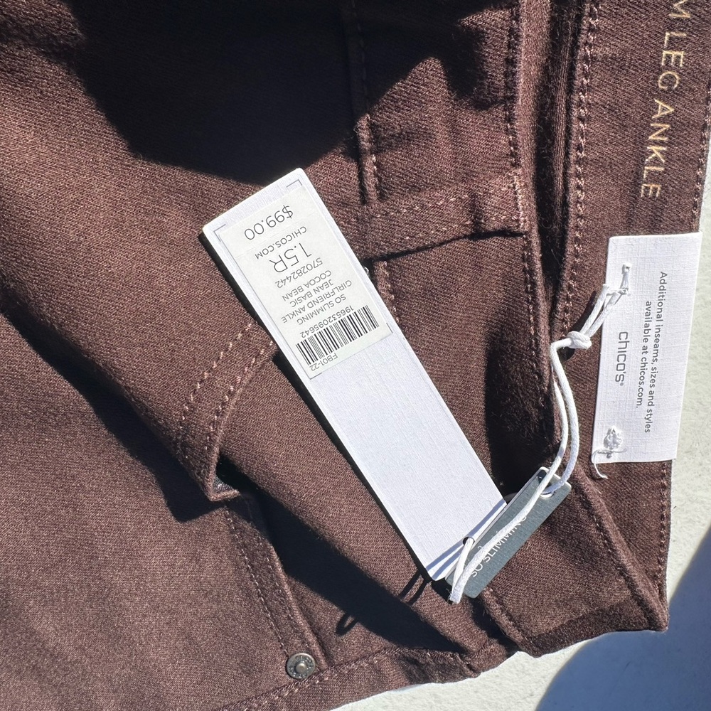 Chico's Rich Brown Ankle Pants - Picture 4 of 5
